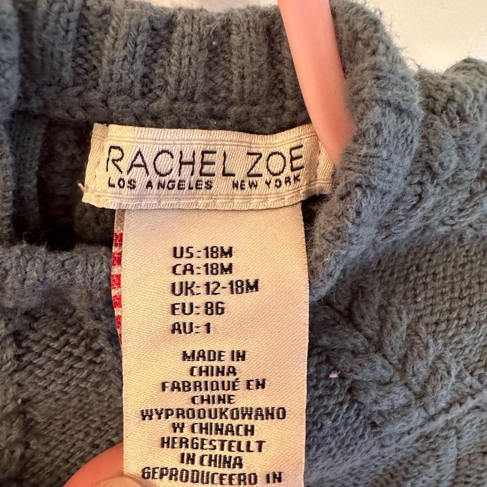 Rachel Zoe sweater dress, 12-18 months - Picture 3 of 4